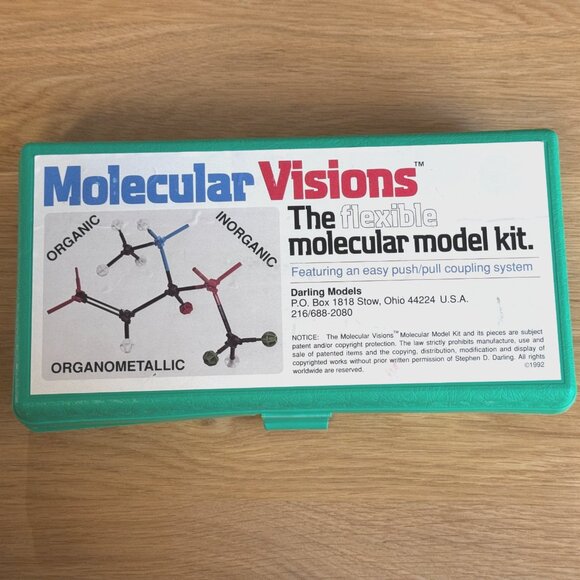 Molecular Visions, The Flexible Molecular Model Kit for Chemistry, Circa 1993 - Picture 1 of 16